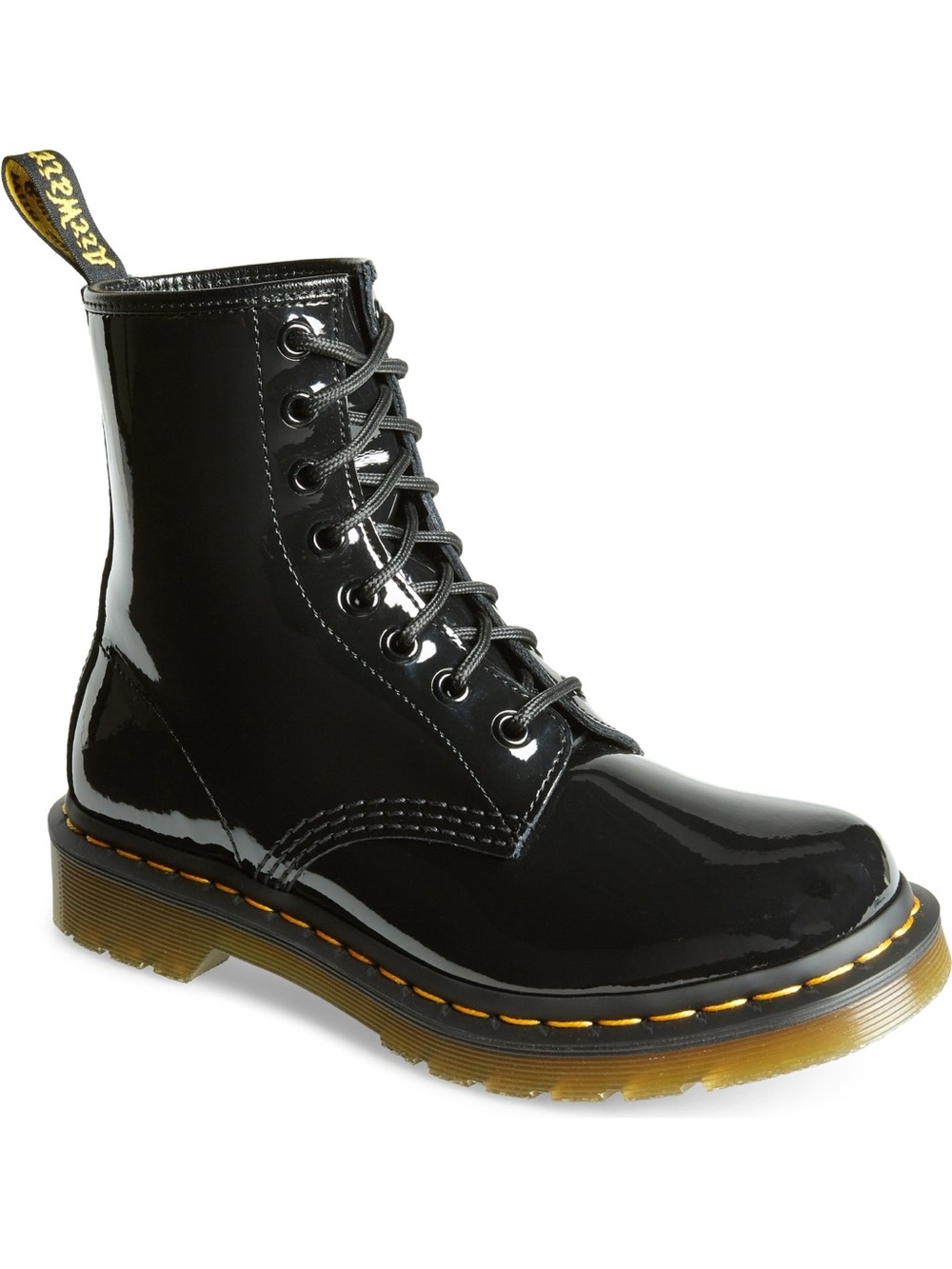 Dr. Martens 1460 Patent Leather Lace Up Boots